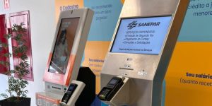 Sanepar amplia totem de autoatendimento no centro de Curitiba