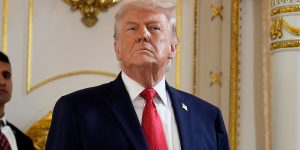 Donald Trump arrives