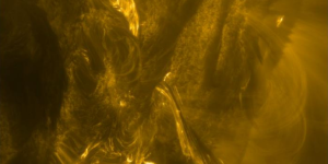 Solar Orbiter moments before a powerful solar flare was unleashed