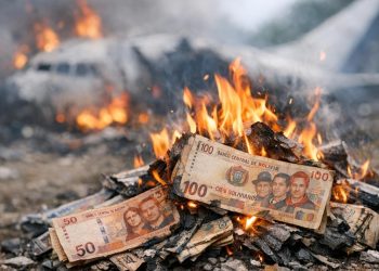 Acidente aéreo na Bolívia gera tumulto e queima de dinheiro