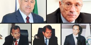 Foto: 1 de 1 Do topo, da esquerda para a direita: Domingos Brazão, Aloysio Neves