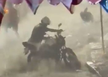 Alagamentos na Rocinha e no Vidigal após forte chuva no Rio