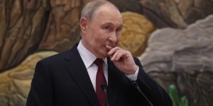 m colorida do presidente da Rússia, Vladimir Putin