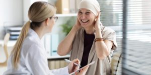 woman-with-skin-cancer-talking-with-doctor