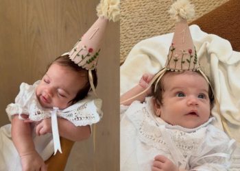 Rafa Kalimann celebra um mês de maternidade com emoção