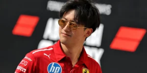 Ferrari reserve driver Zhou Guanyu.